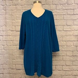 Catherine’s V-Neck Lightweight Cotton Sweater